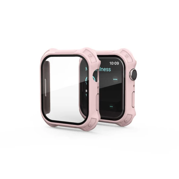 Apple Watch 7 41mm Tank Zırh Kasa ve Mat Görünümlü Ekran Koruyucu  Watch Gard 11 - Resim 3