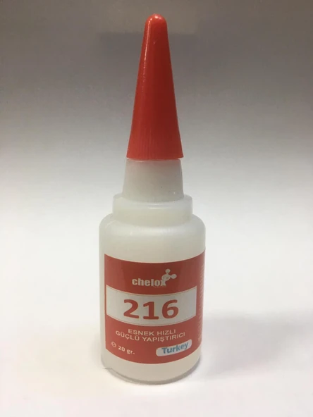 Chelox 216 Esnek Hızlı Şeffaf Güçlü Yapıştırıcı 20gr. - Resim 3