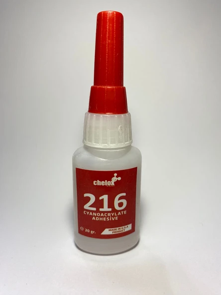 Chelox 216 Esnek Hızlı Şeffaf Güçlü Yapıştırıcı 20gr. ürün görseli