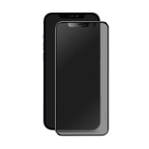 Apple iPhone 12 Hayalet Ekran Koruyucu Davin Privacy Mat Seramik Ekran Filmi - 2