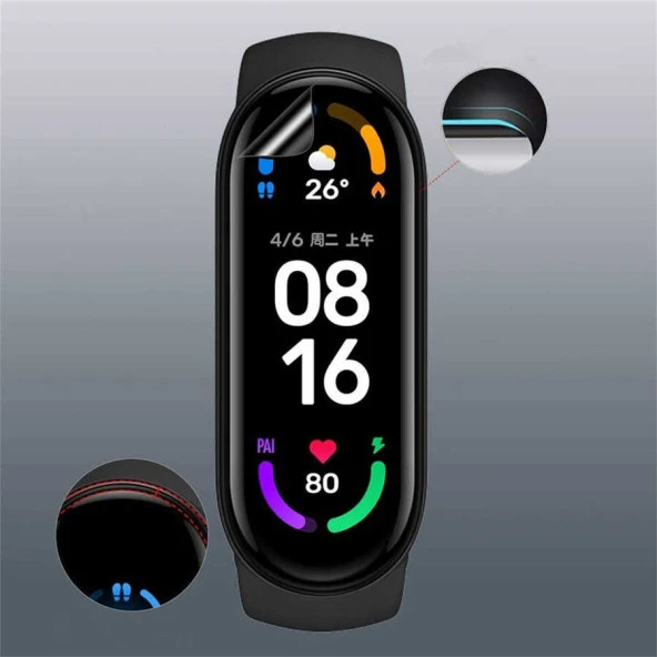 Xiaomi Mi Band 7  Narr Tpu Body Ekran Koruyucu - Resim 4
