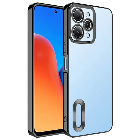 Xiaomi Redmi 12 Kılıf Kamera Korumalı Logo Gösteren  Omega Kapak ürün görseli