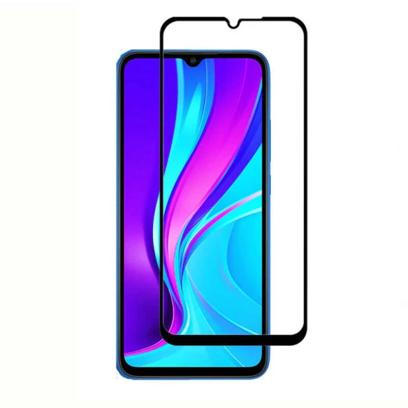 Galaxy A12  Kenarları Kırılmaya Dayanıklı Cam Ekran Koruyucu