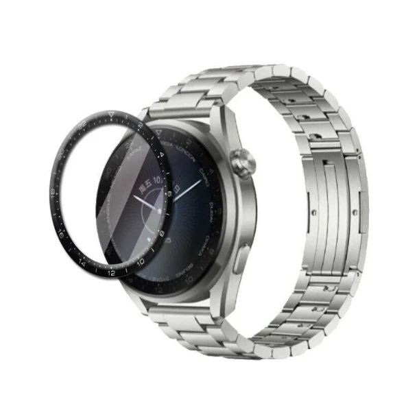 Huawei Watch 3 Pro  PMMA Pet Saat Ekran Koruyucu