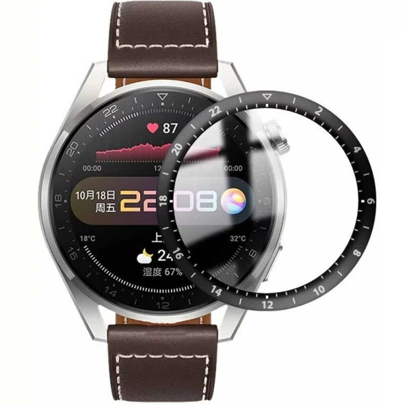 Huawei Watch 3 Pro  PMMA Pet Saat Ekran Koruyucu - Resim 2