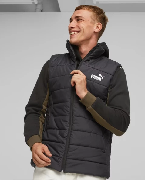 Puma Essential Padded Vest 848939-01 Erkek Günlük Stil Ceket Erkek Yelek ürün görseli 1