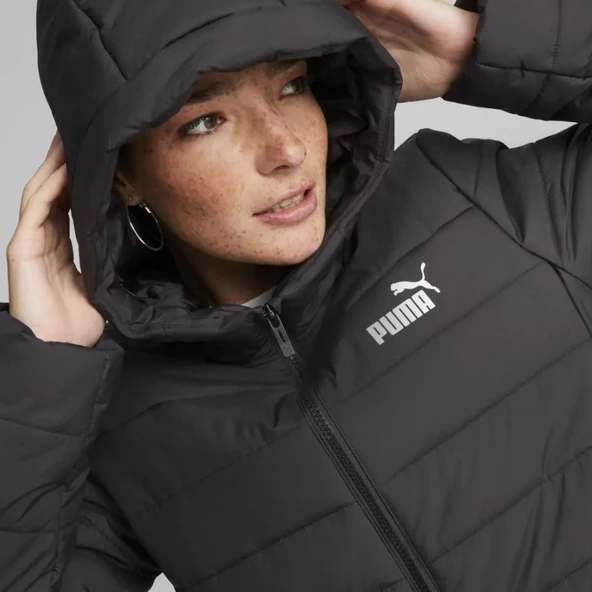 Puma Ess Padded Coat 848942-01 Şişme Uzun Kadın Mont - 4