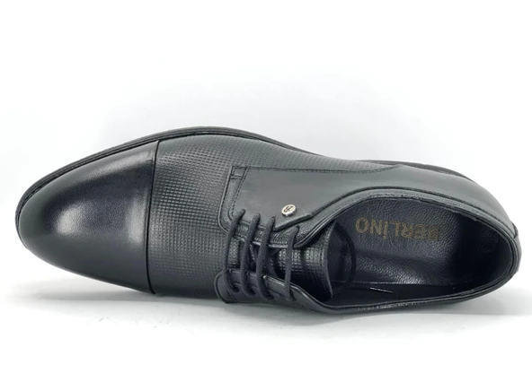 Berlino 2202 Eva Taban %100 Hakiki Deri Erkek Klasik Ayakkabı - Resim 4