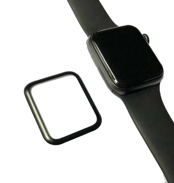 Apple Watch 40mm  PMMA Silikon Body Saat Ekran Koruyucu - Resim 2