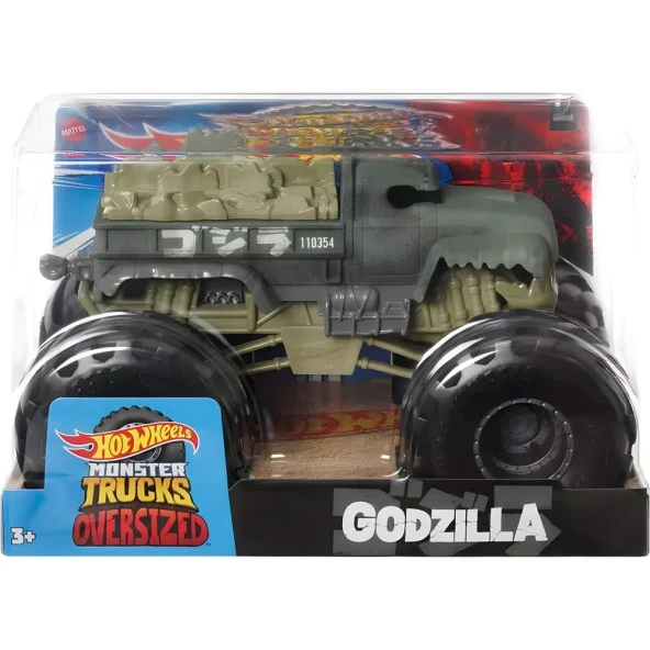 Hot Wheels Monster Trucks Büyük Boy Godzılla FYJ83-HKM50 - 2