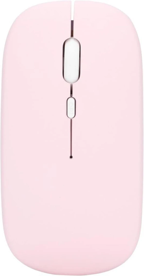 Concord Range HS 7" Uyumlu Kablosuz Bluetooth Pilli Optik Mouse - Pembe - Resim 2
