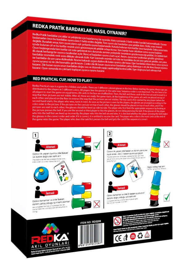 Pratik Bardaklar Oyunu - 2