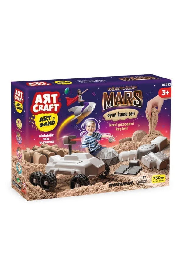 Art Craft Görevimiz Mars Kum Seti 750 gr