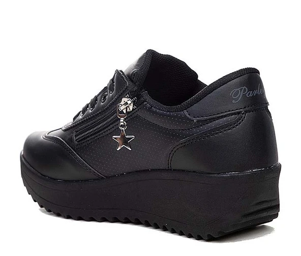 Parley 713 Fermuarlı Topuklu Unisex Spor Ayakkabı - Resim 4