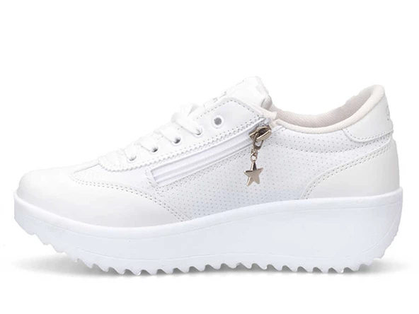 Parley 713 Fermuarlı Topuklu Unisex Spor Ayakkabı - Resim 8