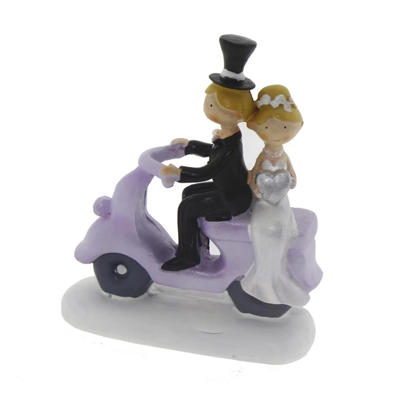 7x9cm Motorda Gelin Damat Biblo
