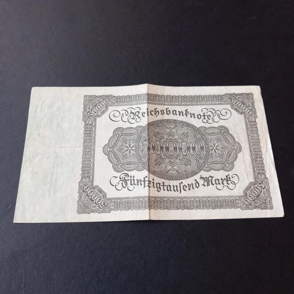 Escoines Koleksiyon Almanya Berlin 50 Bin Mark ÇT 1922 eski yabancı kağıt para - 399636697bd367d64a - Resim 4