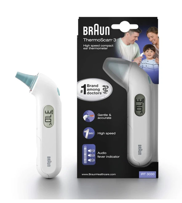 Braun Irt 3030 Beyaz Kulaktan Ateş Ölçer