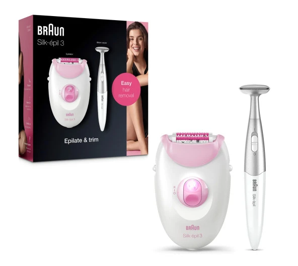 Braun Silk-épil 3 3321 Epilatör / Epilasyon + Bikini Trimmer