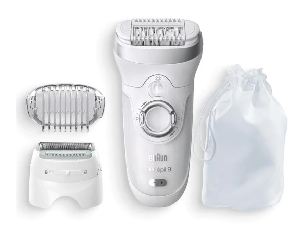 Braun Silk-épil 9 9705 SensoSmart Kablosuz Islak&Kuru 3 Ek Parçalı 2'si 1 Arada Epilatör - 2