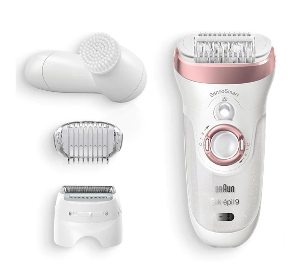 Braun Silk-épil 9 9855 SensoSmart Kablosuz, Islak Kuru, 3'ü 1 Arada Epilatör - Resim 2