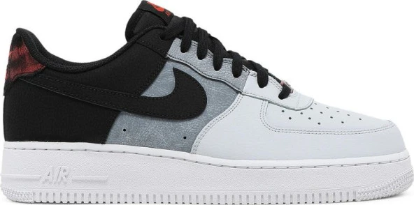 Nike Air Force 1 07 LV8 Siyah/Duman Grisi/Beyaz Erkek Spor Ayakkabı