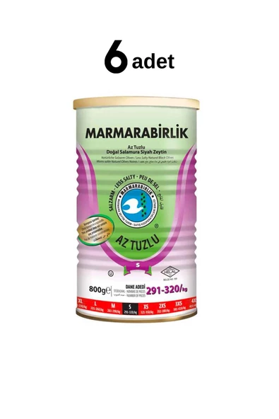 Marmara Birlik Az Tuzlu Hususi 800 Gr X 6 Adet