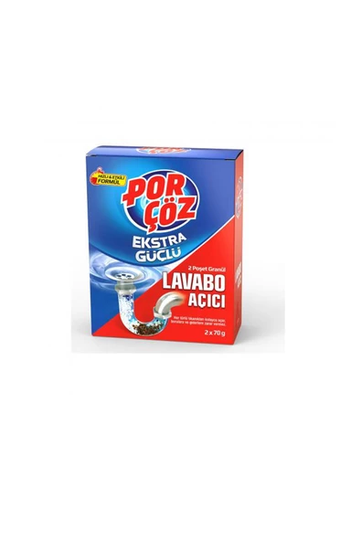 Porçöz Granül Lavabo Açıcı 2x50 gr