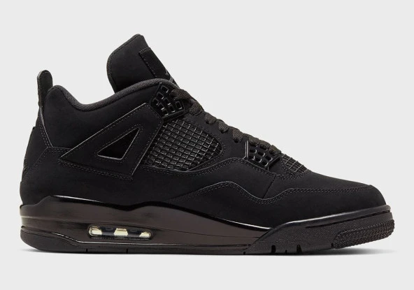Nike Air Jordan Retro 4 Black Cat Spor Ayakkabı - 1