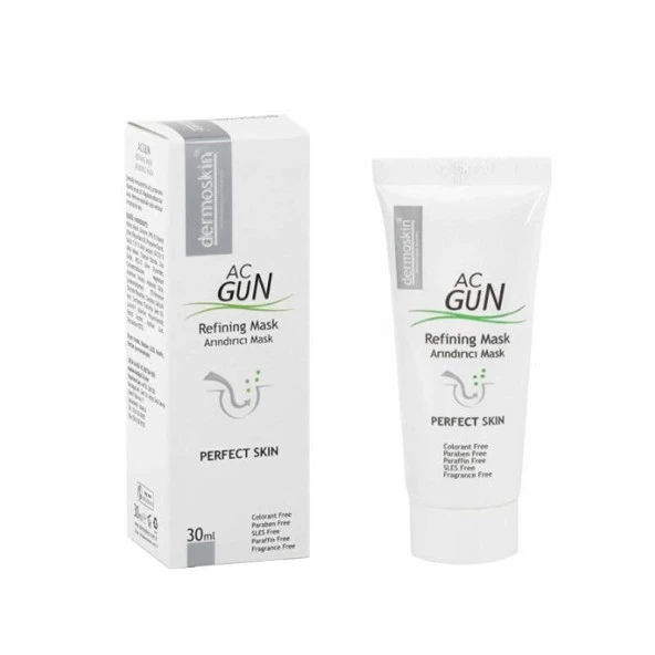 Dermoskin Acgun Arındırıcı Maske 30 ML - Diş Beyazlatıcı Köpük Hediye