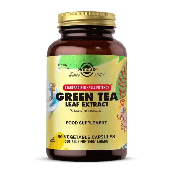 Solgar Green Tea 60 Kapsül - Diş Beyazlatıcı Köpük Hediye