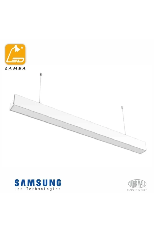 Lambaled Lineer Led Sarkıt 40w 3000k Günışığı Beyaz Kasa 160 Cm