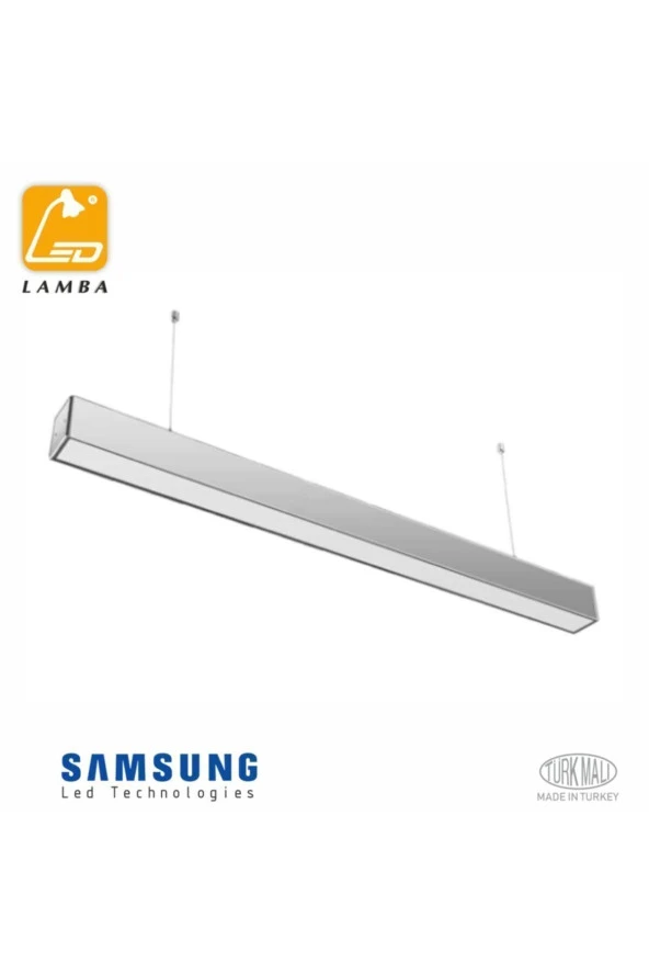 Lambaled Lineer Led Sarkıt 20w 3000k Günışığı Gri Kasa 80 Cm