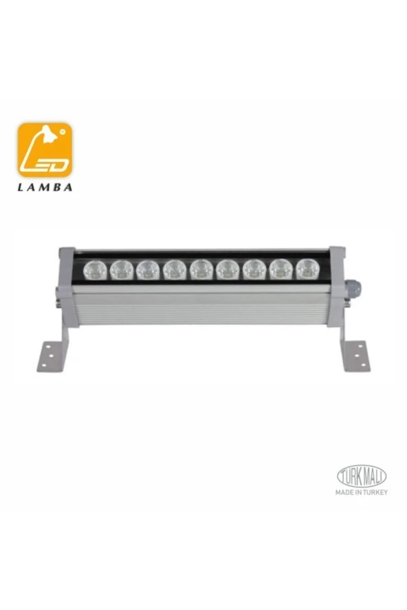 Lambaled 9 W 25 Cm Led Wallwasher Kırmızı