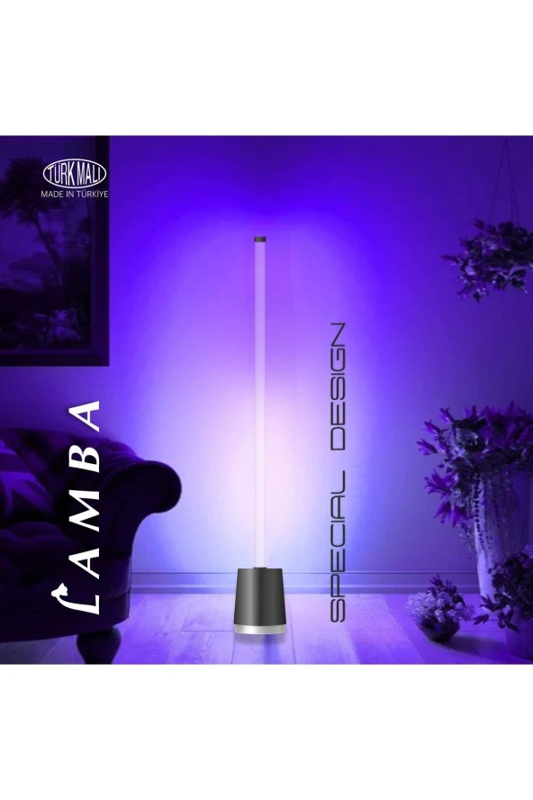 Lambaled Line Dimmer Kumandalı Pixel RGB Antrasit Kasa Lambader - Resim 7