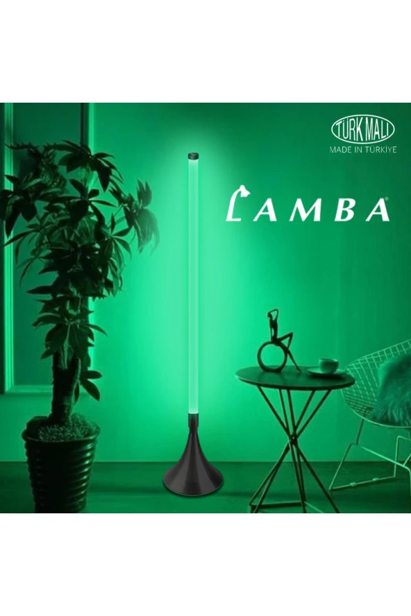 Lambaled Clarion Dimmer Kumandalı RGB Gri Kasa Lambader