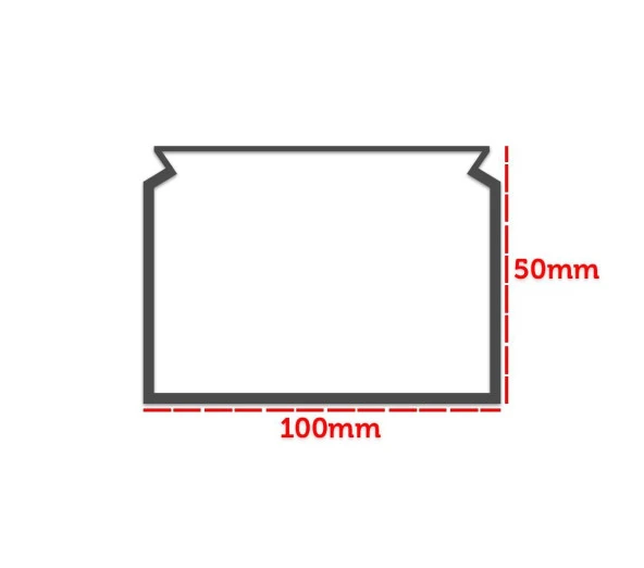 SP 100x50 Siyah Kablo Kanalı 2mt - 2