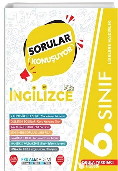 6. Sınıf İngilizce Sorular Konuşuyor Pruva Akademi