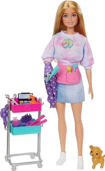 Barbie Stilist Bebekler Oyun Setleri HNK95