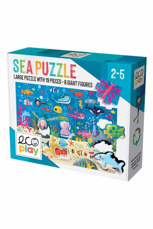 Ecoplay Shaped Puzzle Sea (2-5 YAŞ)