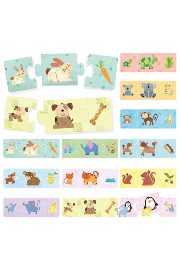 Headu 3 Parçalı Hayvan Yapbozu - 2