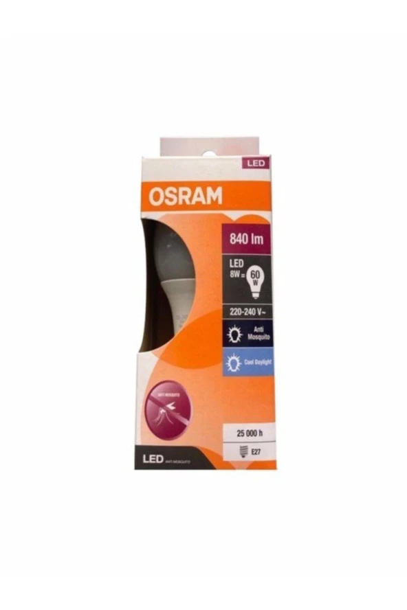 Osram Sinek Kovucu Led Ampul 8-60w E27 6500k