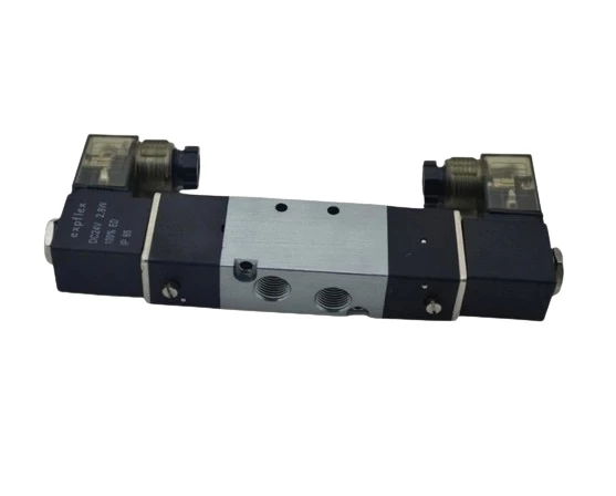 Pnömatik Valf Ventil 4V130E-06 1/8 - 5/3 BB A.M. 12V/24V/110V/220V ürün görseli 1