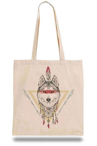 Bez Çanta Dreamcatcher Wolf