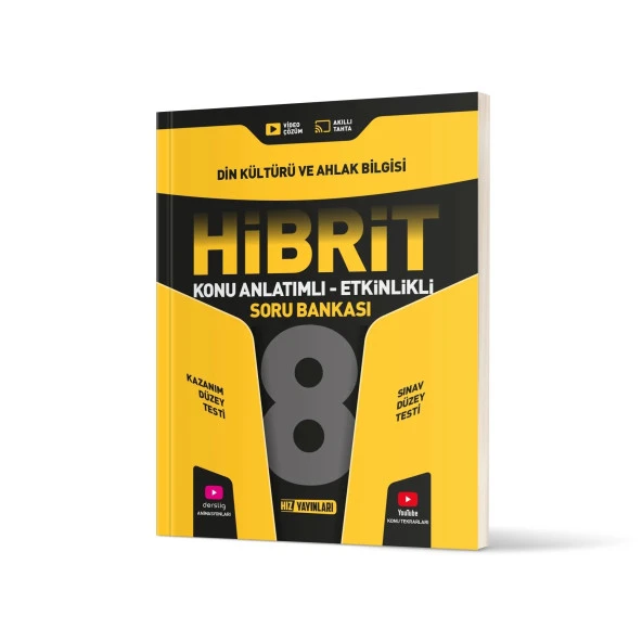HIZ YAYINLARI 8. Sınıf Din Hibrit Soru Bankası