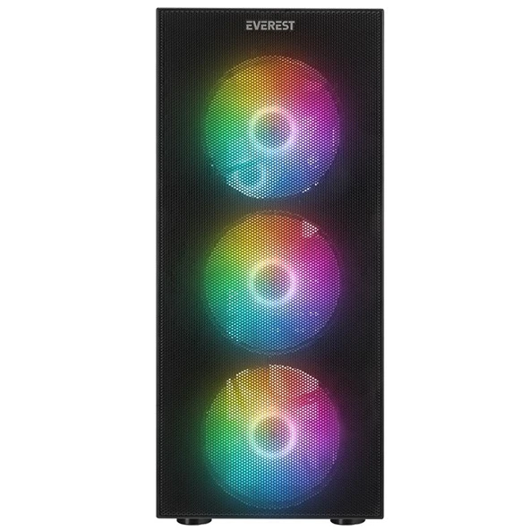 EVEREST 600W FACED-V5 GAMING Mid-Tower PC Kasası - Resim 2