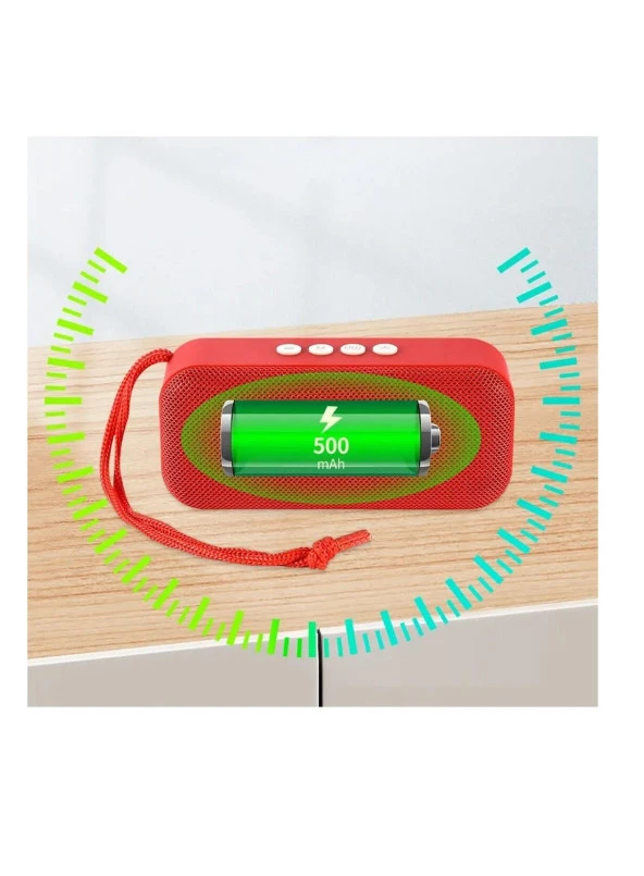 T&G TG516 USB/SD/FM/BT DESTEKLİ TAŞINABİLİR WIRELESS HOPARLÖR 22897 - 3