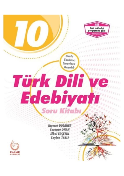 Palme Yayıncılık 10. Sınıf Türk Dili Ve Edebiyatı Soru Kitabı Yeni