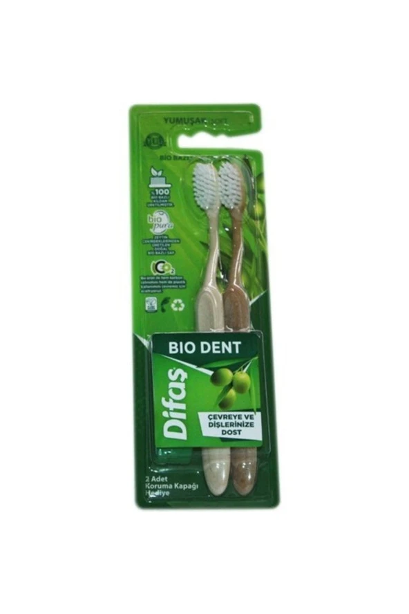 Difaş Bio Dent 1+1 Diş Fırçası