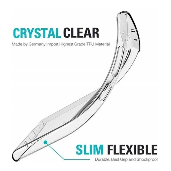 Samsung Galaxy J2 Pro 2018 Uyumlu Kılıf Transparent Soft - 3